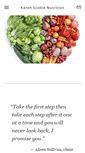 Mobile Screenshot of karenscobienutrition.com